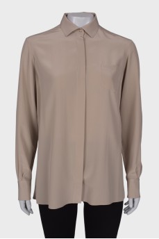 Silk and cashmere shirt