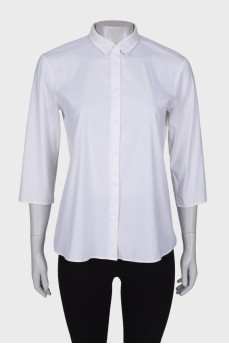 White shirt with 3/4 sleeves