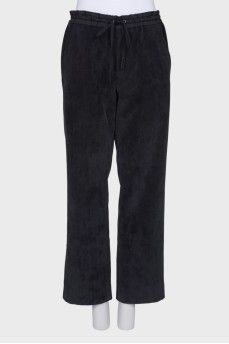 Corduroy dark grey trousers