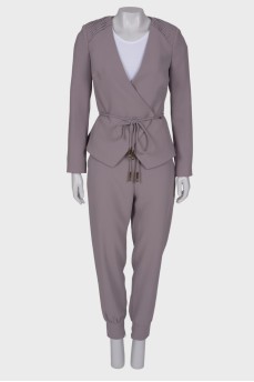 Graphite coloured suit 