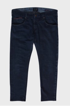 Men's dark blue jeans