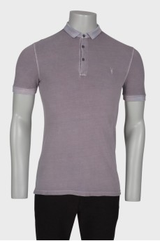 Men's gray polo shirt
