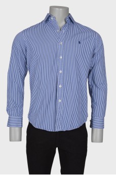 Men's light blue striped shirt