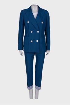 Classic blue suit