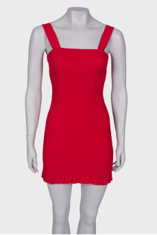  Red dress body-con shape