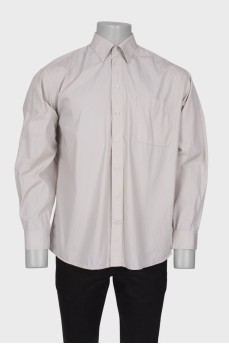 Men's classic shirt with pocket