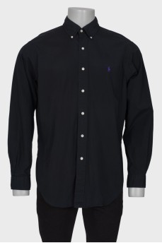 Men's classic black shirt