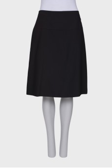 Black loose cut skirt 
