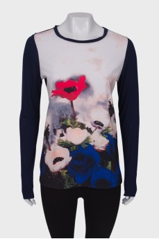 Long sleeve with floral print