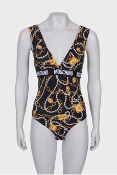 Bodysuit in print with tag