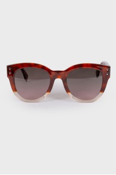 Brown frame sunglasses