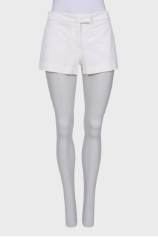 White patterned shorts