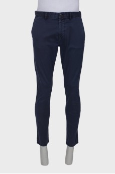 Men's dark blue trousers