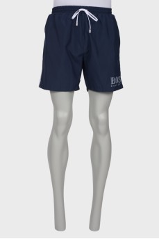 Men's blue shorts, with tag