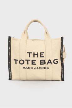 Textile tote bag with strap