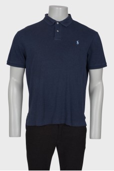 Men's blue polo shirt