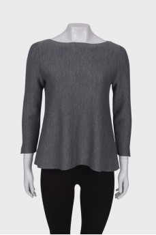Wool gray sweater