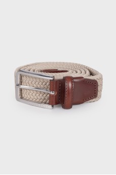 Men's braided belt