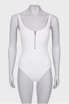 White bodysuit with tag