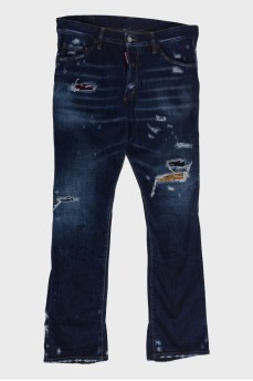 Men`s ripped effect jeans 