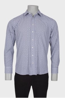 Men's shirt in geometric print