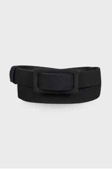 Textile black belt