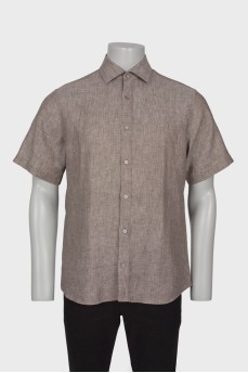 Men's linen shirt with tag