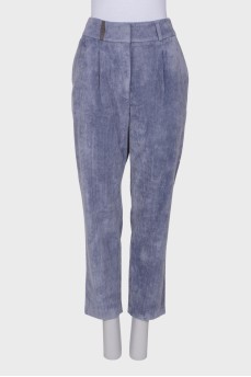 Lilac corduroy pants