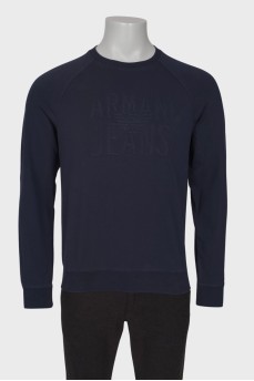 Men's dark blue sweatshirt