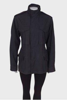 Black jacket with pockets