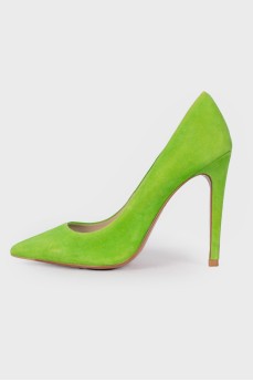 Green high heels