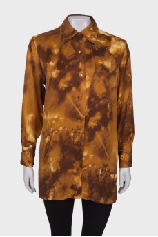 Shirt in abstract print