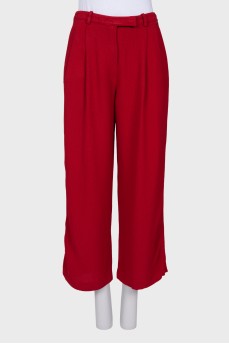 Red culottes