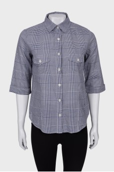 Checked shirt with pockets