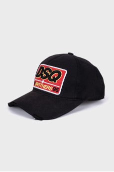 Men's cap with an embroidered logo