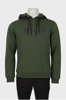 Men's green hoodie