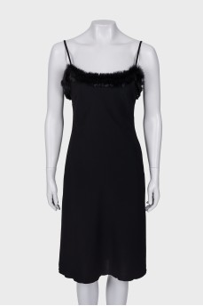 Black dress with straps