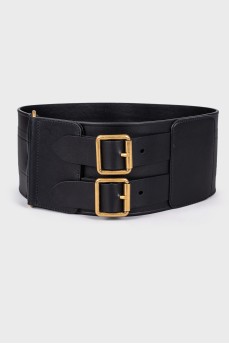 Black D-waist belt