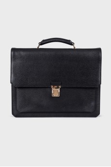 Men's leather briefcase