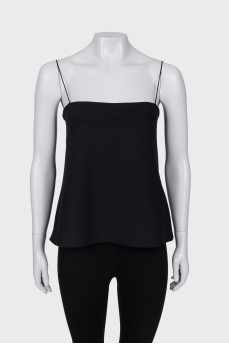 Black top with tag