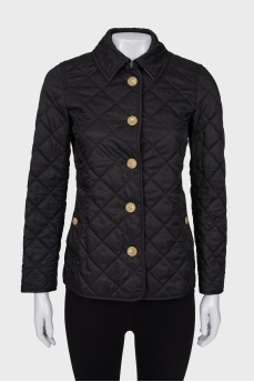 Quilted jacket with buttons
