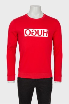 Men's sweatshirt with brand logo