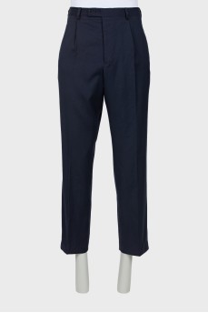 Men's vintage trousers in dark blue