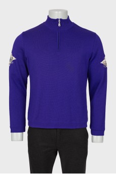 Men's purple jumper