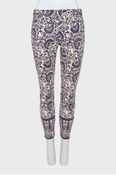 Skinny jeans in a bright print