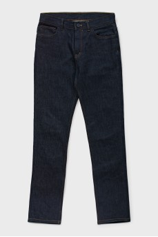 Men's jeans with contrast seams