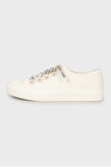 White Walk'n'Dior sneakers