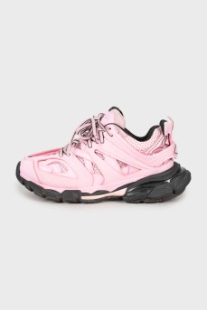 Pink sneakers Track
