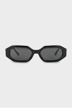 Glossy black sunglasses