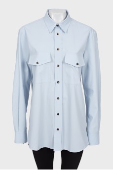 Light blue loose fit shirt